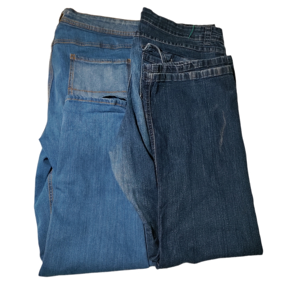 2 pairs of jeans/est. 1946 denim and dots jeans. - Picture 1 of 16
